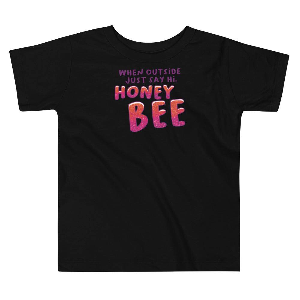 Honey Bee Wings Toddler Short Sleeve Tee