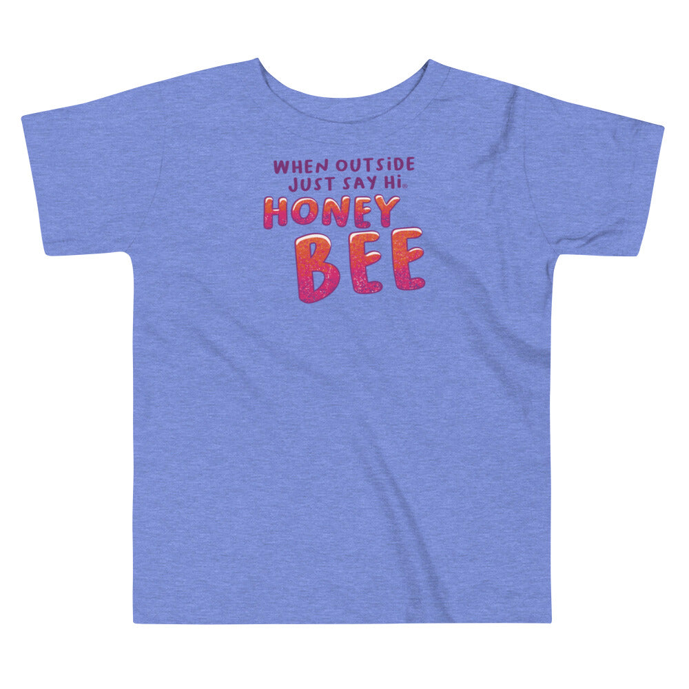 Honey Bee Wings Toddler Short Sleeve Tee