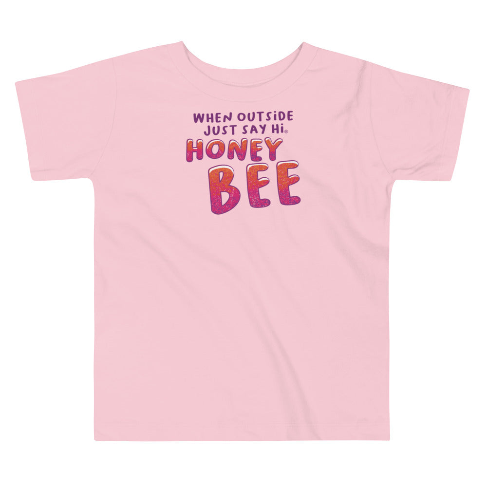 Honey Bee Wings Toddler Short Sleeve Tee