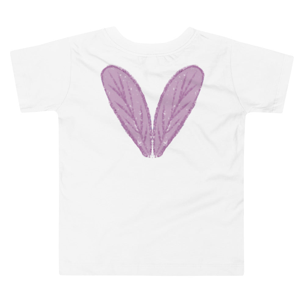 Honey Bee Wings Toddler Short Sleeve Tee