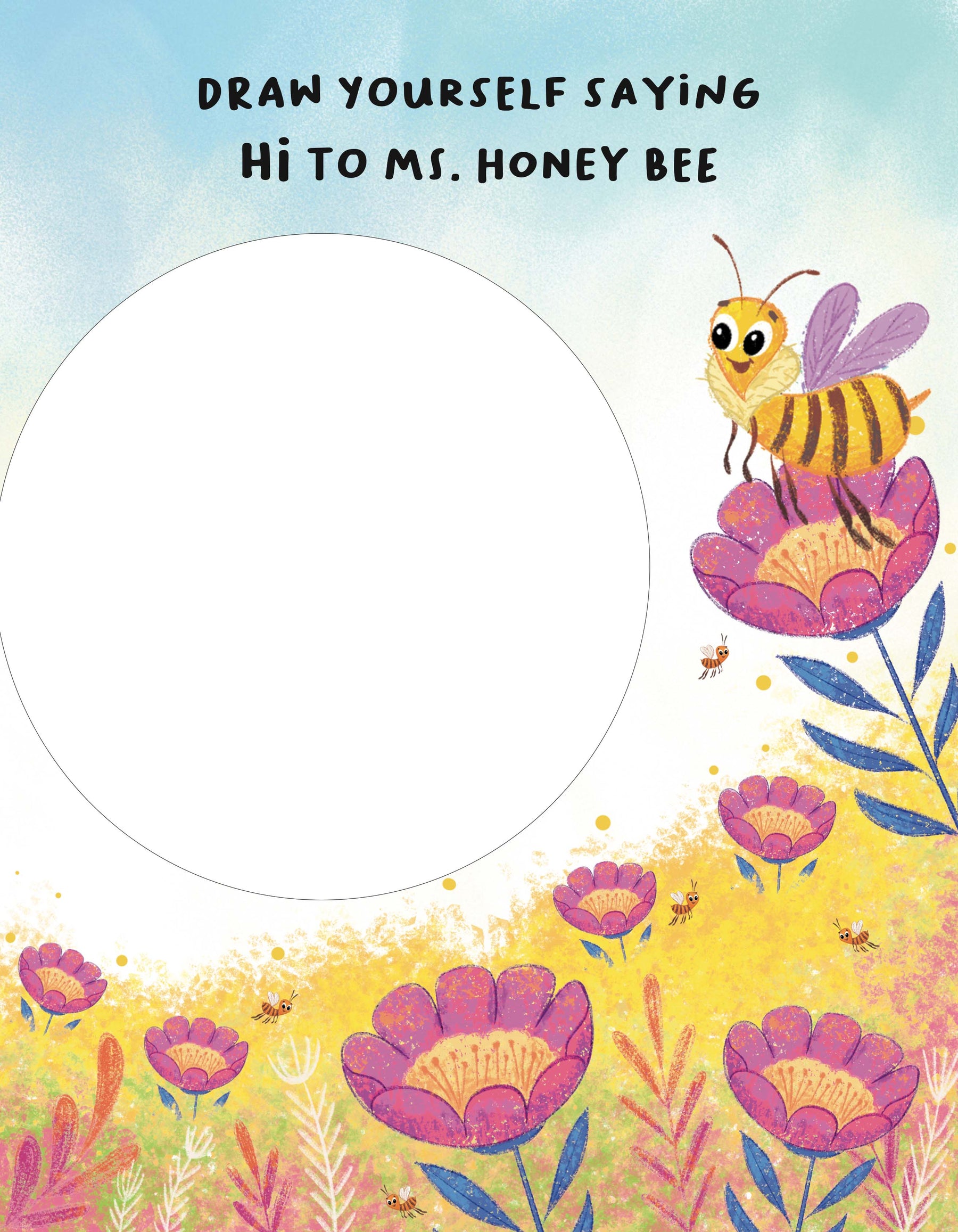 When Outside Just Say Hi Honey Bee Signed Hardcover