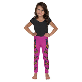 Monarch Butterfly Purple Kid's Leggings