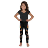 Monarch Butterfly Black Kid's Leggings