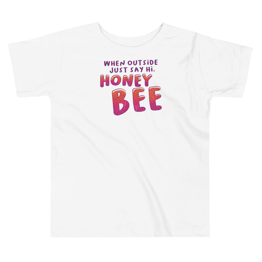 Honey Bee Wings Toddler Short Sleeve Tee