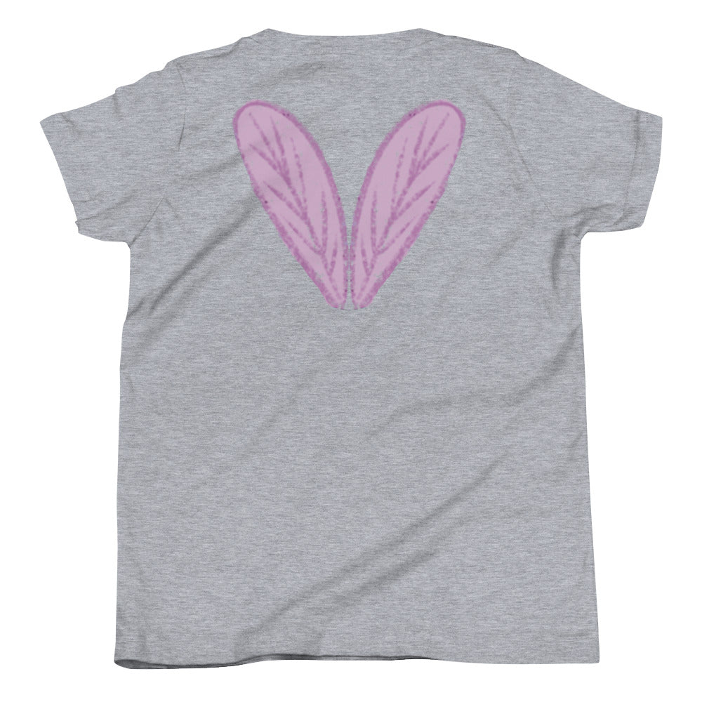 Honey Bee Wings Youth Short Sleeve T-Shirt