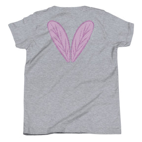 Honey Bee Wings Youth Short Sleeve T-Shirt