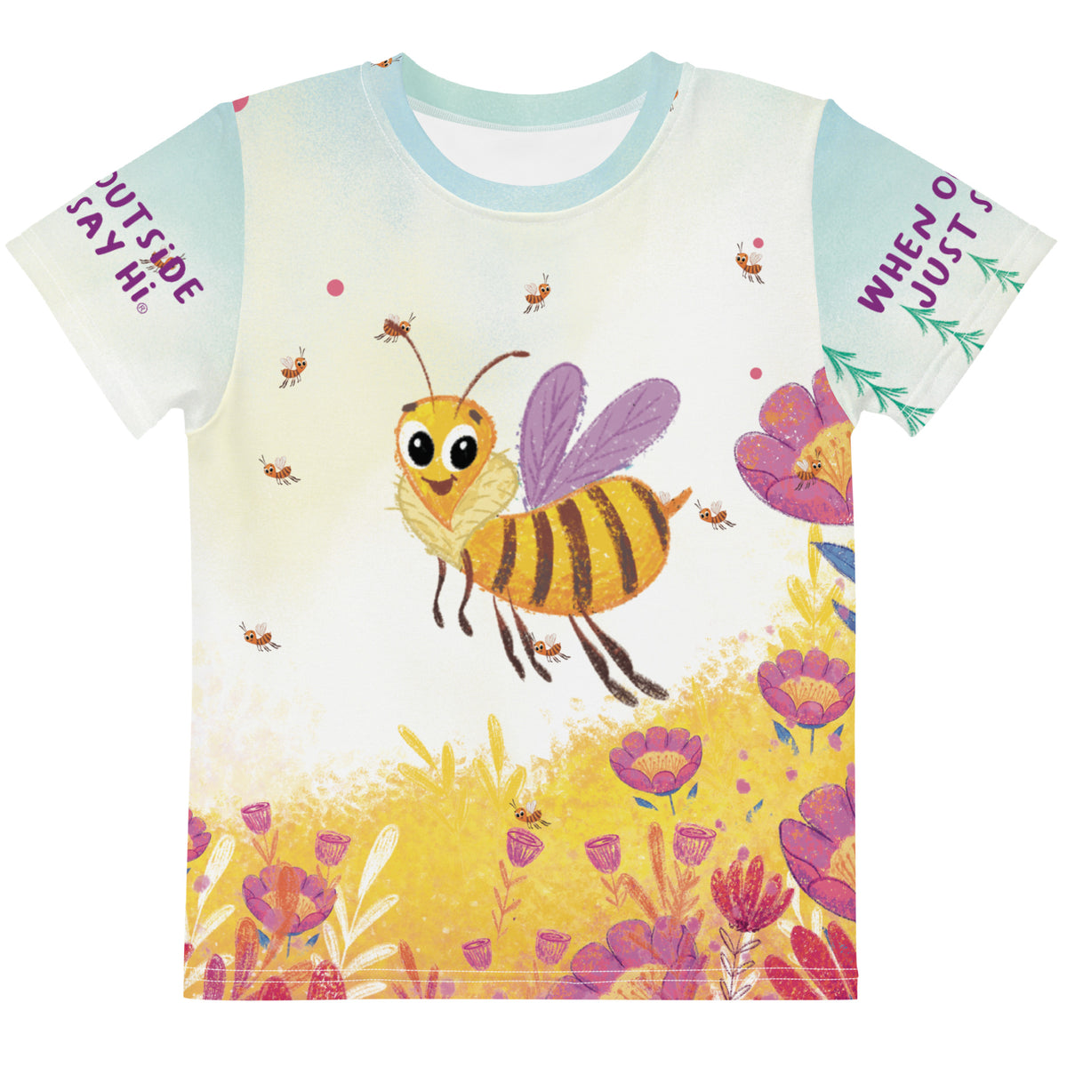 Honey Bee Cover Toddler T-Shirt